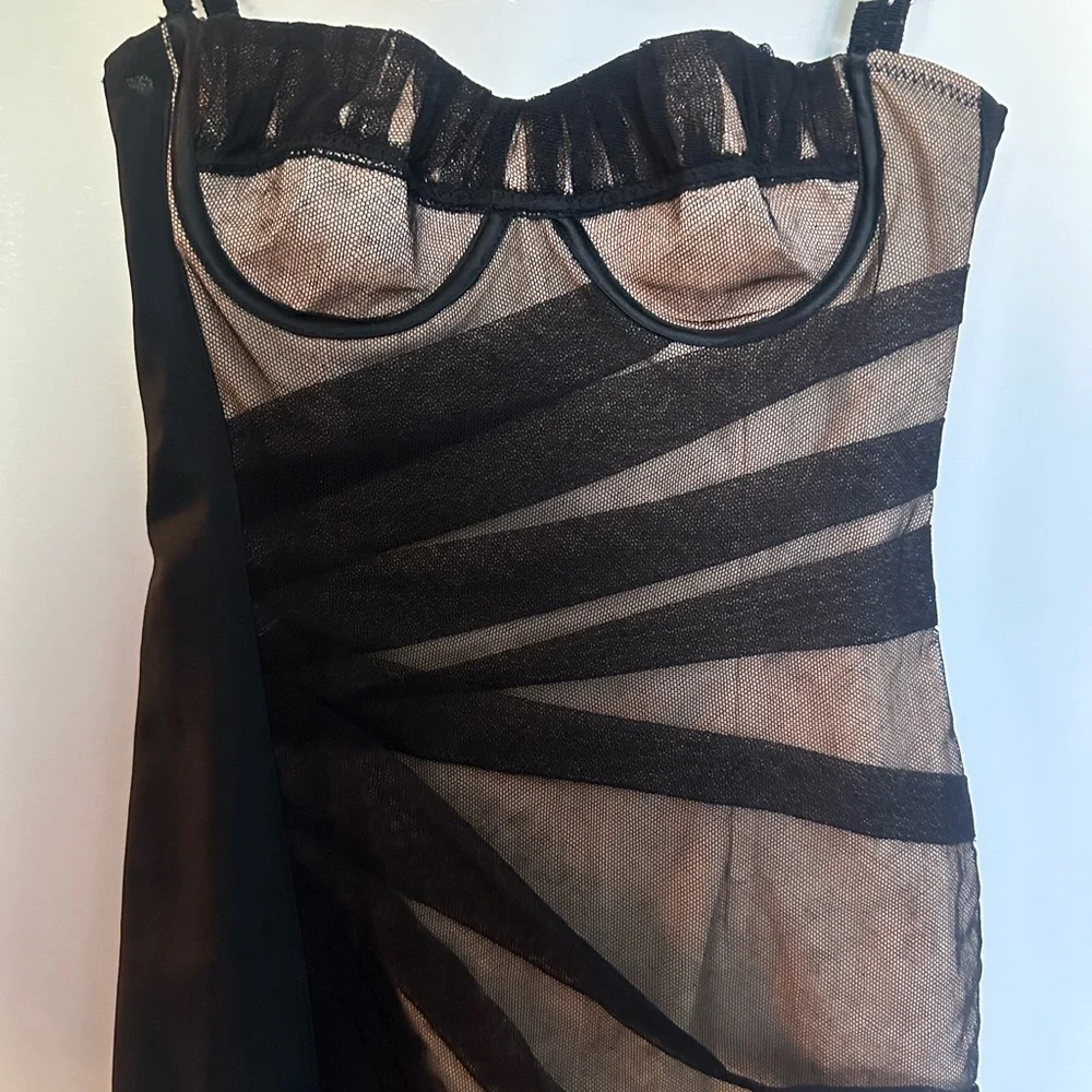 D&G Black and Tan Midi Dress - Picture 9 of 11